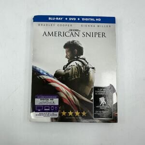 American Sniper Blu Ray DVD Digital HD Bradley Cooper Clint Eastwood War Drama